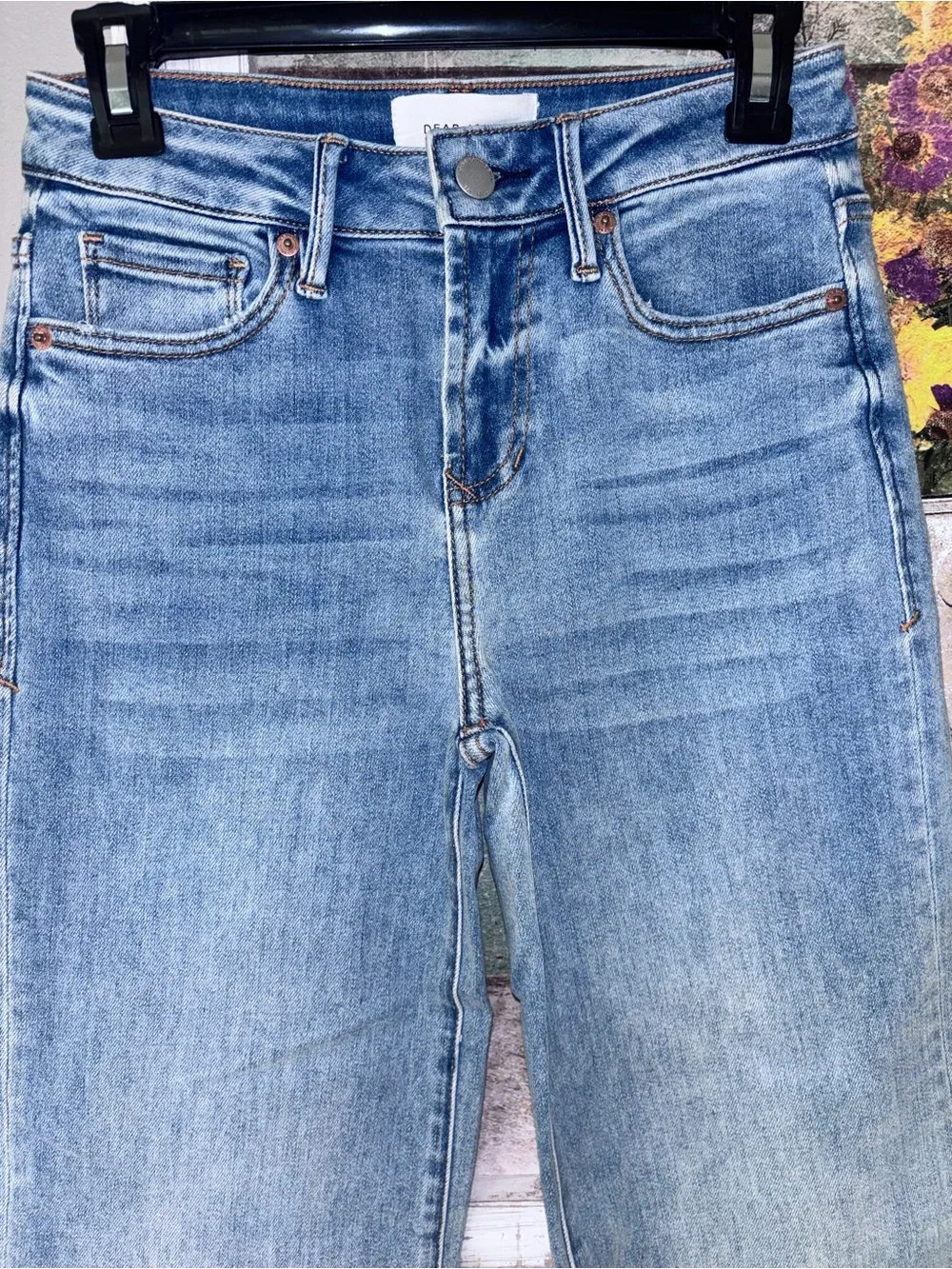 Dear John Fiona High Rise Wide Leg Denim Jeans 26 Perfect! Worn Once